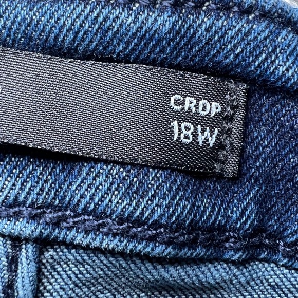 Simply Vera Vera Wang Cropped Blue Jeans Womens 18W Denim Casual Everyday - Picture 5 of 15